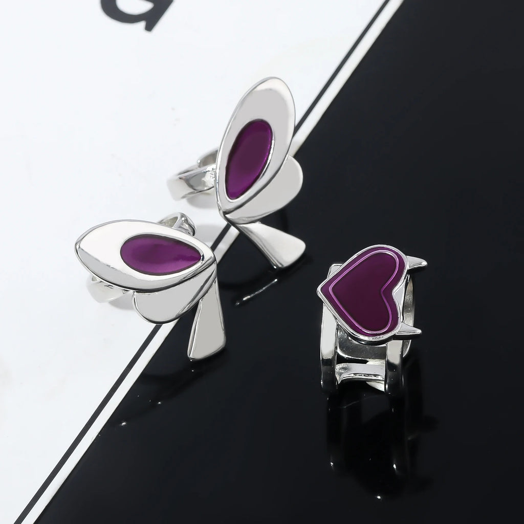 💜 Set de 3 Bagues Reyna – Valorant Edition 💜
