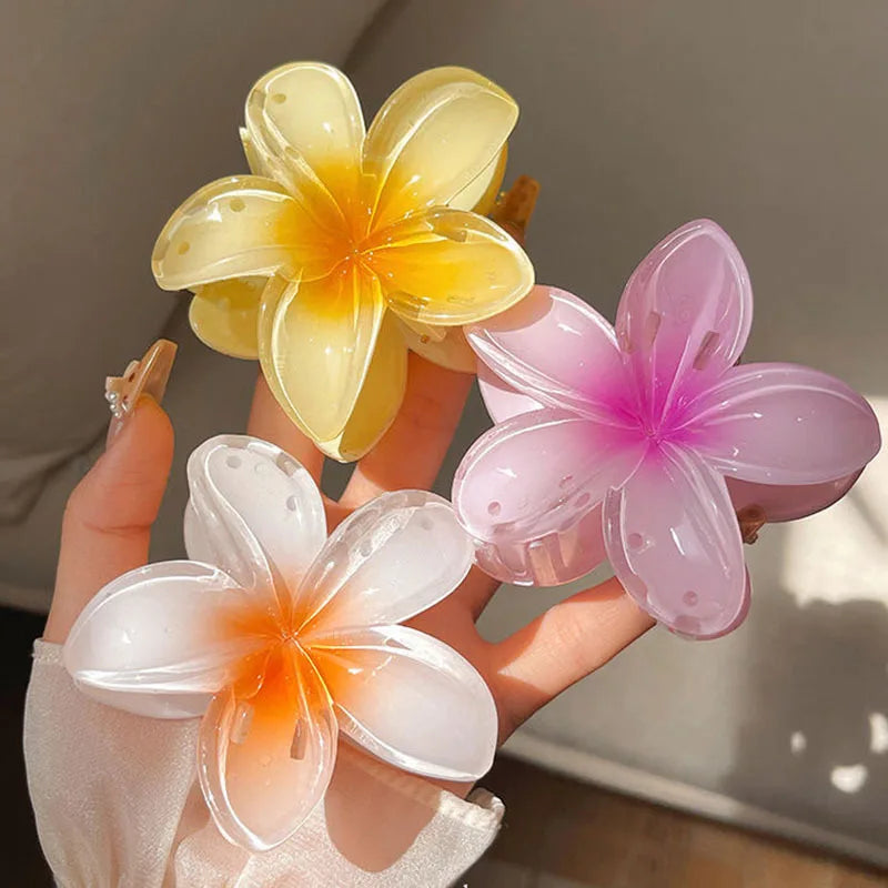 🌺 Pinces à Cheveux Fleurs Hawaïennes – Style ensoleillé et 100 % Kawaii 🌞