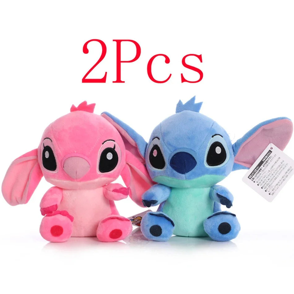 💞 Peluches Kawaii – Duo Stitch & Angel en différentes tailles  💞