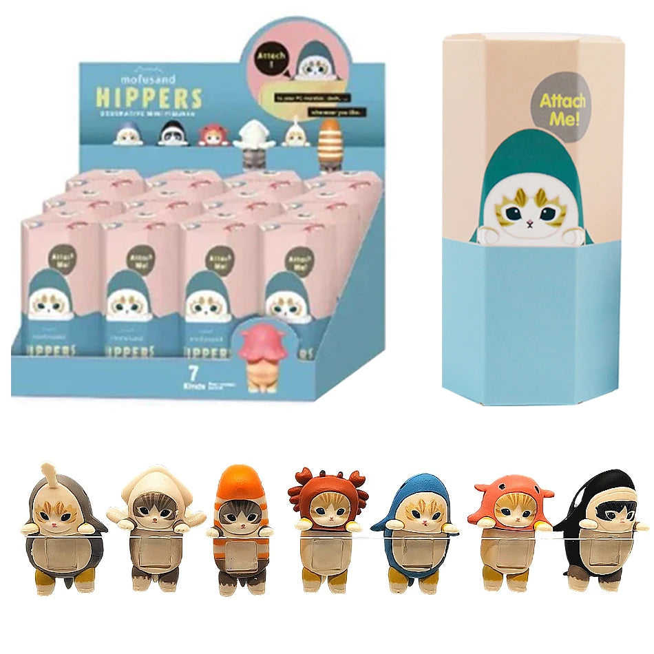 🐾 Figurines Sonny Angel Mofusand Hippers – Chatons à accrocher 🐾