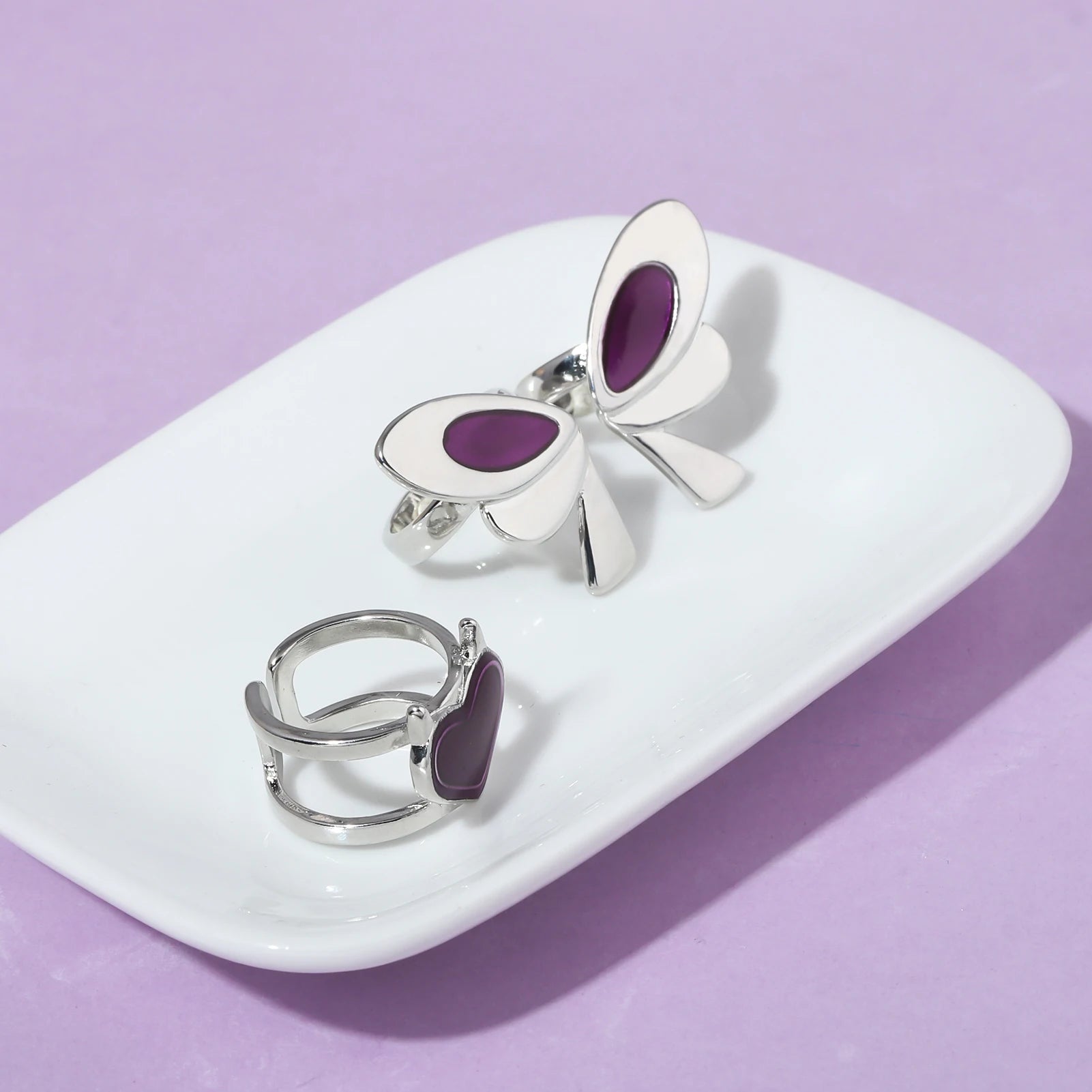 💜 Set de 3 Bagues Reyna – Valorant Edition 💜