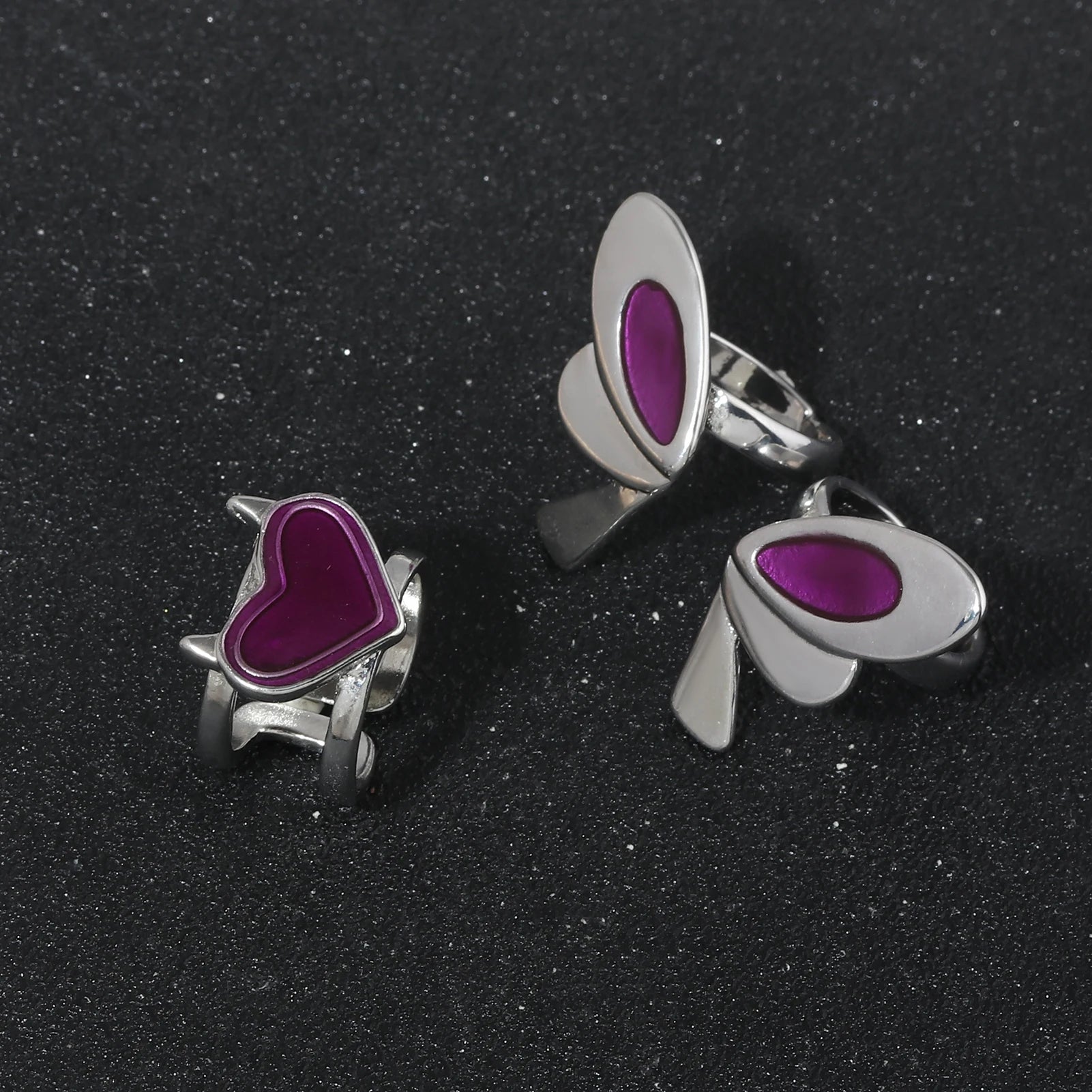💜 Set de 3 Bagues Reyna – Valorant Edition 💜