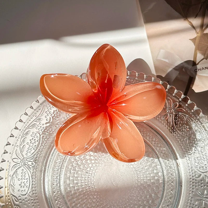 🌺 Pinces à Cheveux Fleurs Hawaïennes – Style ensoleillé et 100 % Kawaii 🌞