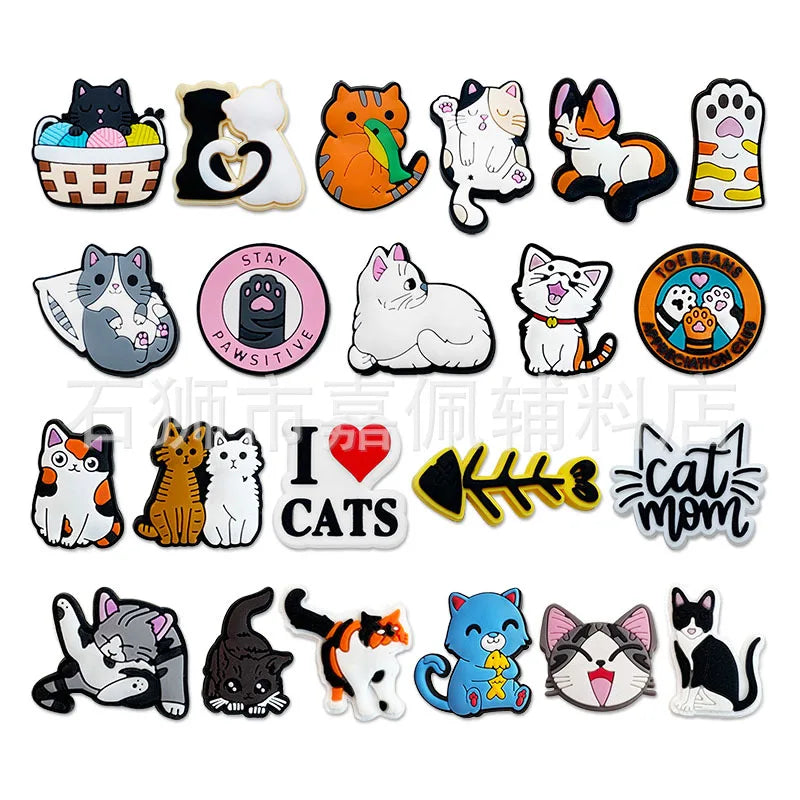 🐱 Pin's Kawaii Chats pour Crocs – Montrez votre amour des félins ! 💖